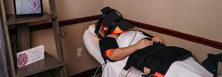 Functional Medicine South Chesterfield VA Person In Infrared Light Therapy Machine Person In Infrared Light Therapy Machine